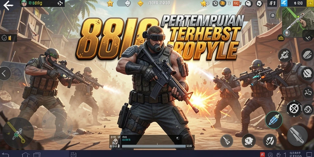 Tampilan seru gameplay Battle Royale di 88BIG.