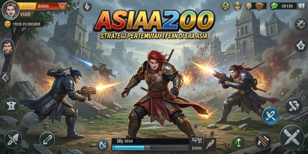 Tampilan menarik dalam pertempuran taktis ASIA200.