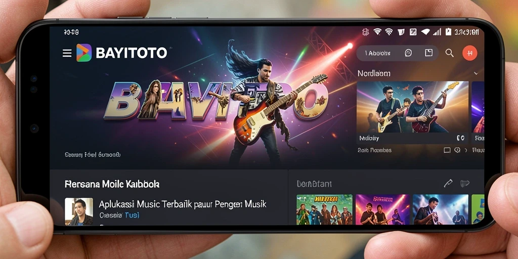 Screenshot gameplay <strong>BAYITOTO</strong> menampilkan pengalaman bermain musik yang interaktif.