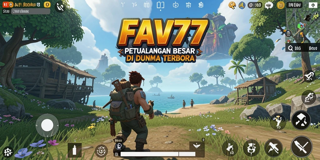 Tampilan gameplay <strong>FAV77</strong> di dunia terbuka yang menakjubkan.