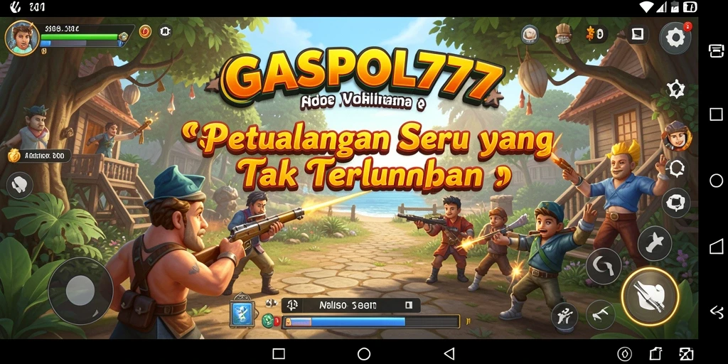 Screenshot utama GASPOL77 menampilkan aksi seru dalam petualangan.
