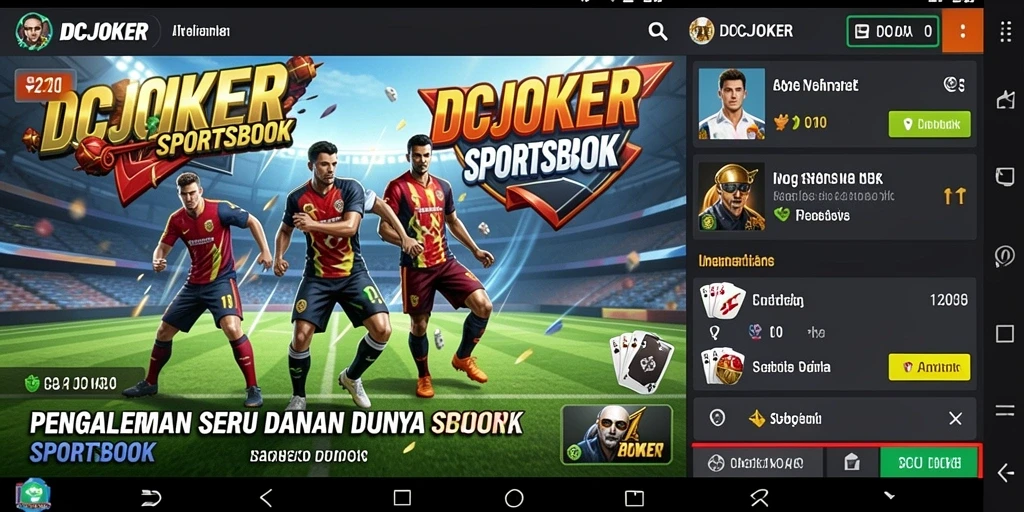 Tampilan gameplay Sportsbook IDCJOKER yang menarik dan interaktif.