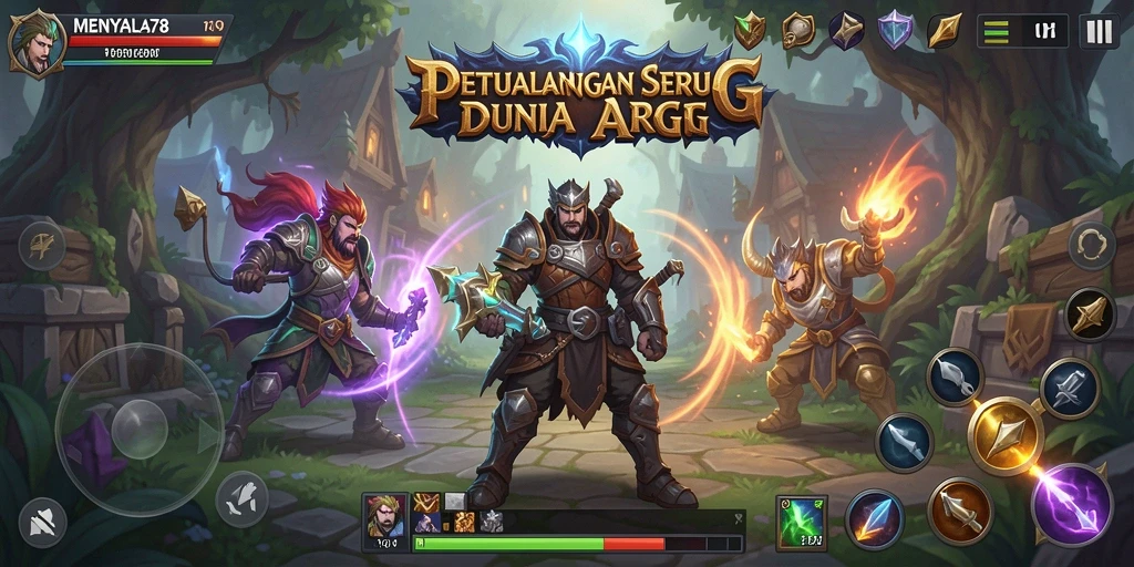 Tangkapan layar dari gameplay seru MENYALA78.