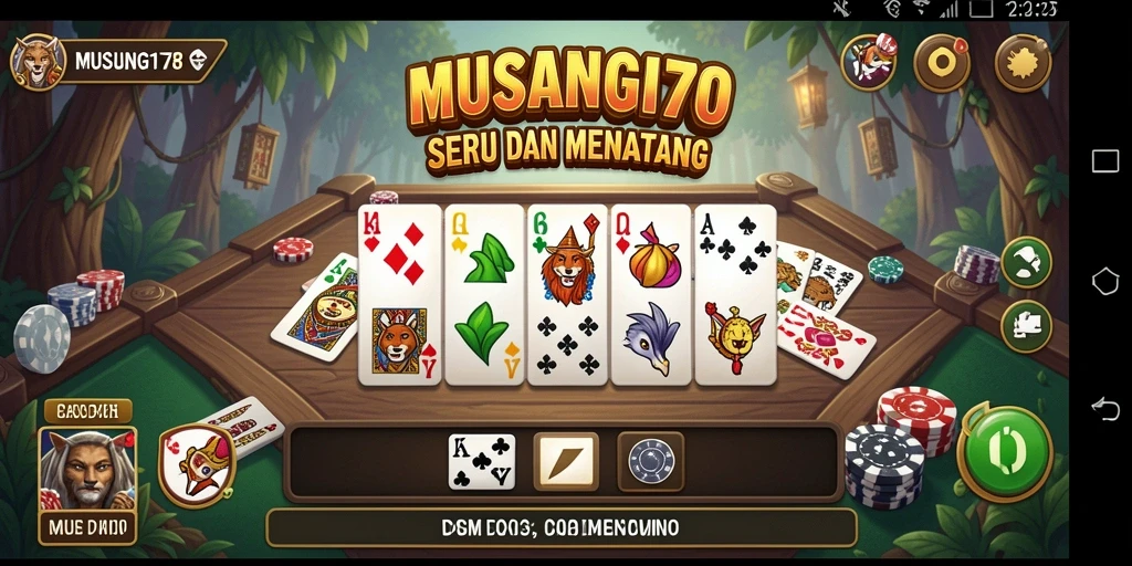 Tampilan gameplay menarik dari MUSANG178 yang seru.