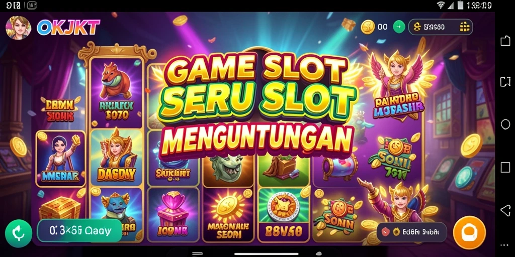 Gameplay seru dari OKJKT dengan berbagai tema Slot.