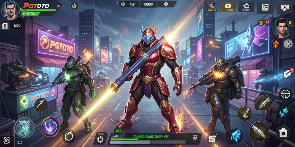 Tampilan gameplay PGTOTO yang penuh aksi dan strategi.