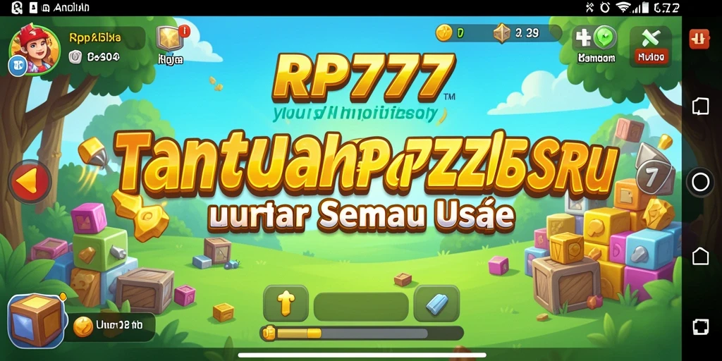 Tampilan gameplay RP777 menampilkan teka-teki yang menantang dan menarik.