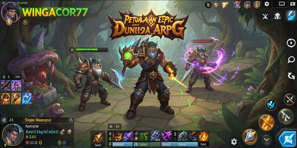 Tangkapan layar gameplay menampilkan pertempuran seru dalam dunia ARPG.