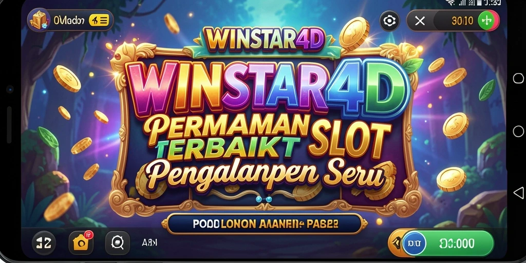 Tampilan memukau dari gameplay Slot di WINSTAR4D.